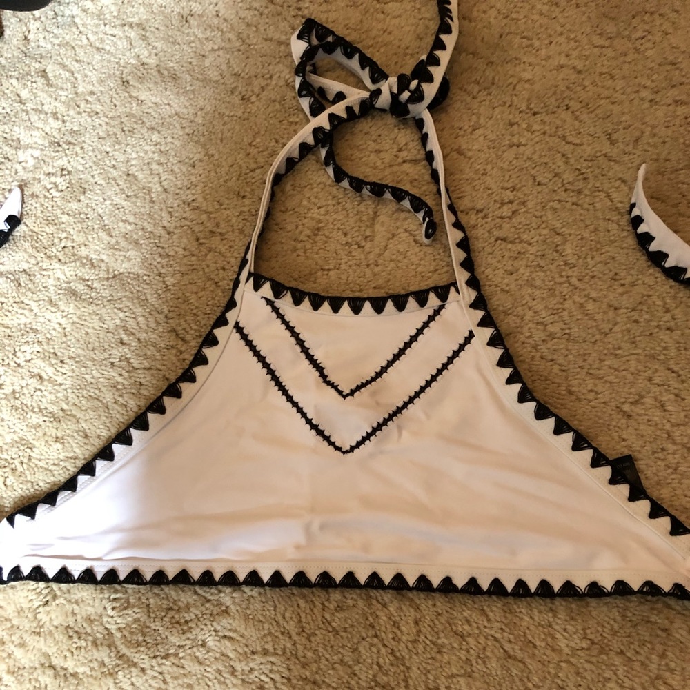 Same Swim halter bikini top small